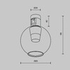 Миниатюра фото трековый магнитный светодиодный светильник maytoni bubble flarity tr148-1-3w3k-bs | 220svet.ru