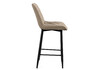 Миниатюра фото барный стул woodville баодин б/к бежевый / черный 517161 | 220svet.ru