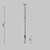 Миниатюра фото ландшафтный светильник maytoni flare o510fl-l3bs3k1 | 220svet.ru