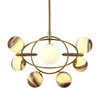 Миниатюра фото люстра planet 7b brass delight collection | 220svet.ru