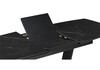 Миниатюра фото керамический стол раскладной woodville вейл черный мрамор shakespeare black 626057 | 220svet.ru