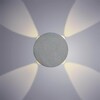 Миниатюра фото настенный светодиодный светильник arte lamp tamburello a1525ap-1gy | 220svet.ru