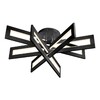 Миниатюра фото потолочный светодиодный светильник iledex stalker 9082-r800-x 128w bk | 220svet.ru