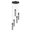 Миниатюра фото подвесная светодиодная люстра каскадная odeon light scrow 5058/25l черный | 220svet.ru