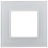 Миниатюра фото рамка для розеток и выключателей эра elegance 14-5101-01 на 1 пост белый б0059166 | 220svet.ru