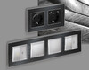 Миниатюра фото рамка 1-постовая ambrella volt alfa arctic af580531 | 220svet.ru