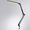 Миниатюра фото офисная настольная лампа на струбцине arte lamp flex a5128lt-1bk | 220svet.ru