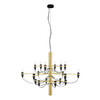 Миниатюра фото подвесная люстра loft it gino 10196/650 gold | 220svet.ru