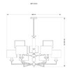 Миниатюра фото подвесная люстра kutek mood artu art-zw-9 (z) | 220svet.ru