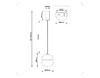Миниатюра фото подвесной светодиодный светильник ambrella light high light lh11001 | 220svet.ru