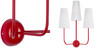 Миниатюра фото бра imperium loft graceful red toadstools 147719-22 | 220svet.ru