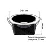Миниатюра фото встраиваемый светодиодный светильник wertmark wtd.o06.000.30.07 | 220svet.ru