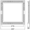 Миниатюра фото встраиваемый светильник deko-light led panel square 20 565162 | 220svet.ru