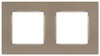 Миниатюра фото рамка для розеток и выключателей эра серия 12 12-5202-04 на 2 поста, классик, шампань б0067722 | 220svet.ru