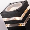 Миниатюра фото уличный настенный светильник arte lamp hadar a4421al-1bk | 220svet.ru