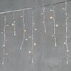 Миниатюра фото гирлянда бахрома 4,9 x 0,5 м экстра тепло-белая 220в, 240 led, провод прозрачный пвх, ip54 ltc pil240-10-2eww | 220svet.ru