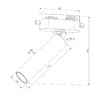Миниатюра фото трековый однофазный светодиодный светильник elektrostandard 85110/01 a065269 | 220svet.ru