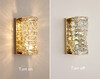 Миниатюра фото бра светодиодная 6005w/s gold/clear delight collection | 220svet.ru