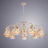Миниатюра фото подвесная люстра arte lamp a7022lm-7wg | 220svet.ru