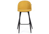 Миниатюра фото барный стул woodville сондре горчичный / черный 504193 | 220svet.ru