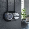 Миниатюра фото рамка из стекла на 2 поста werkel favorit runda черный w0025108 | 220svet.ru