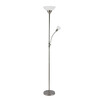 Миниатюра фото торшер arte lamp duetto a4085pn-2ss | 220svet.ru