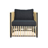 Миниатюра фото кресло roomers furniture kanayaarmchair | 220svet.ru