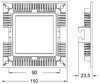 Миниатюра фото встраиваемый светильник deko-light led panel square 8 565152 | 220svet.ru