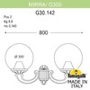 Миниатюра фото светильник уличный настенный fumagalli mirra/g300 g30.142.000.vxe27 | 220svet.ru