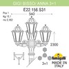 Миниатюра фото садово-парковый фонарь fumagalli gigi bisso/anna 3+1 e22.156.s31.vxf1r | 220svet.ru