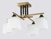 Миниатюра фото потолочная люстра на штанге ambrella light traditional loft tr tr303042/4 cp | 220svet.ru