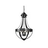 Миниатюра фото подвесная люстра capitol 4 black delight collection km0287p-4 black | 220svet.ru