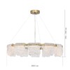 Миниатюра фото подвесной светодиодный светильник st luce voile sl6021.203.66 | 220svet.ru