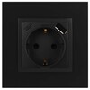 Миниатюра фото розетка эра elegance 14-4108-05 2p+e 16a-250в со шторками с usb type-a+c 5в-3а антрацит б0067724 | 220svet.ru