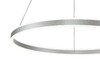 Миниатюра фото подвесной светодиодный светильник indigo galass 14001/1p silver v000018l | 220svet.ru