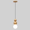 Миниатюра фото подвесной светильник inodesign beads bright wood 44.2510 | 220svet.ru
