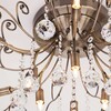 Миниатюра фото потолочная люстра с хрусталем eurosvet vita 10042/12 | 220svet.ru