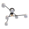 Миниатюра фото потолочный светильник lumion charly 8403/6c золото/черный | 220svet.ru