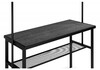 Миниатюра фото барный стол 120х50х171 woodville сари дпк графит / черный 626030 | 220svet.ru