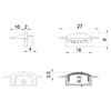 Миниатюра фото заглушка deko-light end cap f-et-01-12 set 2 pcs 978601 | 220svet.ru