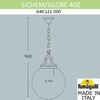 Миниатюра фото подвесной уличный светильник fumagalli sichem/globe 400 g40.121.000.aye27 | 220svet.ru