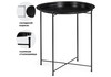 Миниатюра фото журнальный стол woodville tray 47х51 black 15392 | 220svet.ru