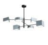Миниатюра фото потолочная люстра на штанге inodesign deniza gray 6 44.6011 | 220svet.ru