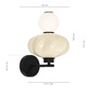 Миниатюра фото настенный светильник st luce флорентини sl6134.411.01 | 220svet.ru