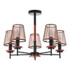 Миниатюра фото потолочная люстра myfar daniel mr1851-5c | 220svet.ru