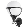 Миниатюра фото уличный настенный светильник arte lamp monaco a1491al-1bk | 220svet.ru