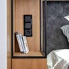 Миниатюра фото розетка с заземлением и шторками werkel черные матовый w1171108 | 220svet.ru