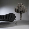 Миниатюра фото подвесная люстра loft it stream 10208/800 gunmetal | 220svet.ru