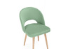 Миниатюра фото стул деревянный поворотный woodville курбис 360 фисташковый (zd 651) / светлое дерево 642945 | 220svet.ru