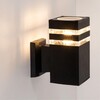 Миниатюра фото уличный настенный светильник arte lamp hadar a4421al-1bk | 220svet.ru